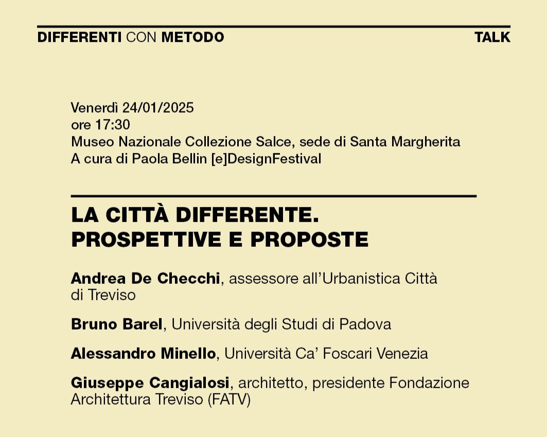 DIFFERENTI CON METODO TALKS | Quarto appuntamento